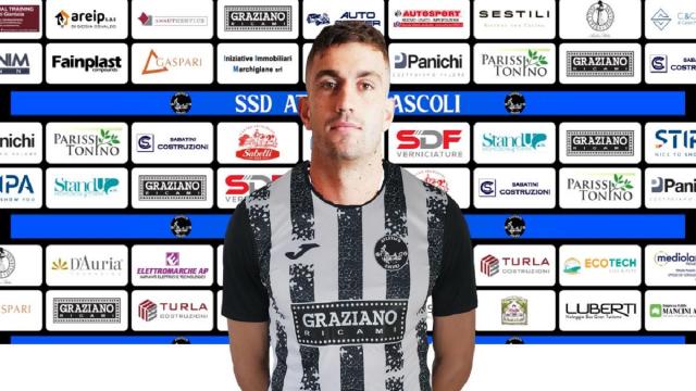 Atletico Ascoli, ha firmato il bomber argentino Belloni: ''La società mi ha trasmesso grande fiducia''