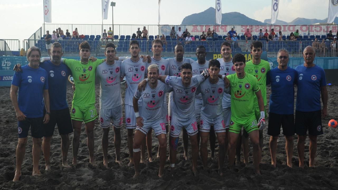 Beach soccer, la Sambenedettese chiude con una sconfitta contro Viareggio la tappa di Praia a Mare