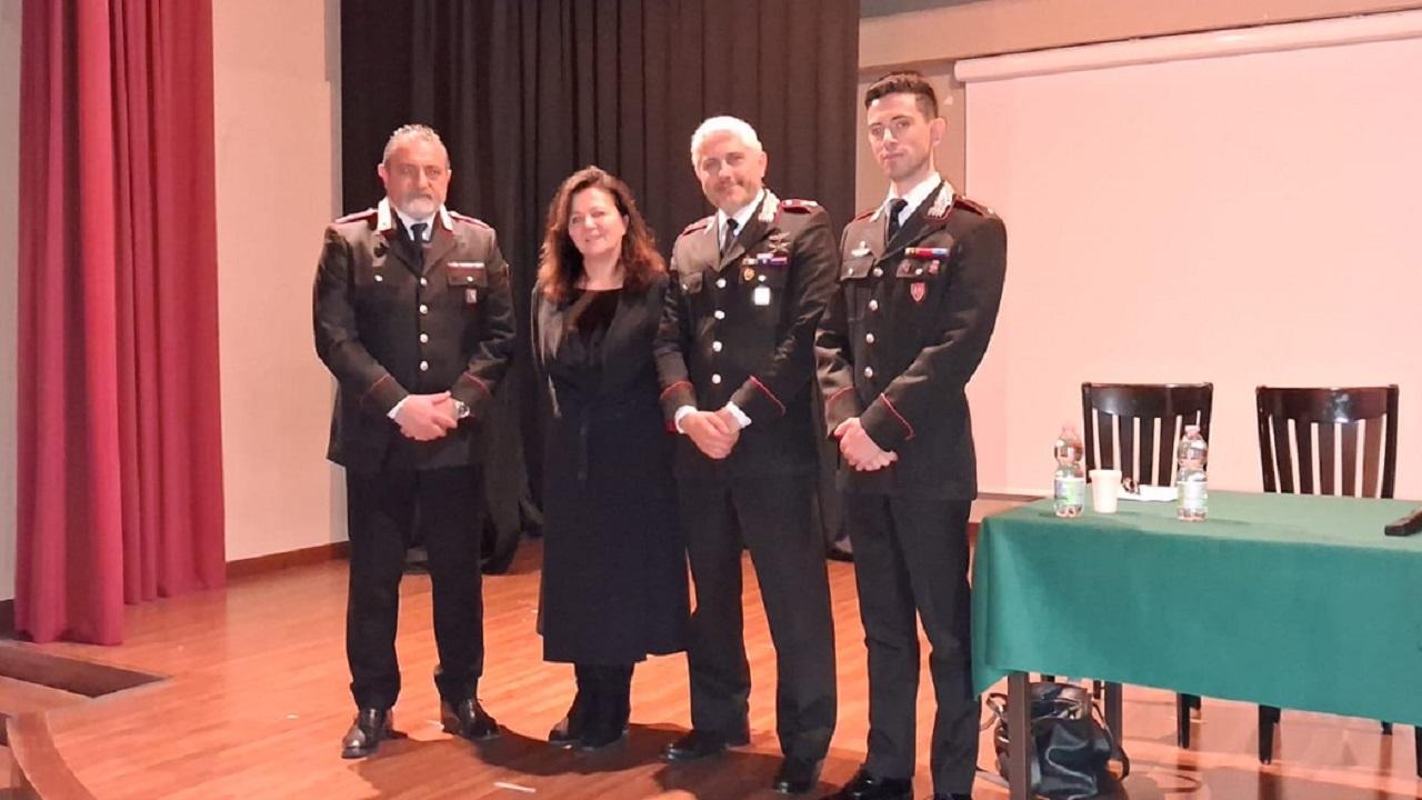 IC Monteprandone, incontro con i rappresentanti dell'Arma dei Carabinieri al Centro Pacetti