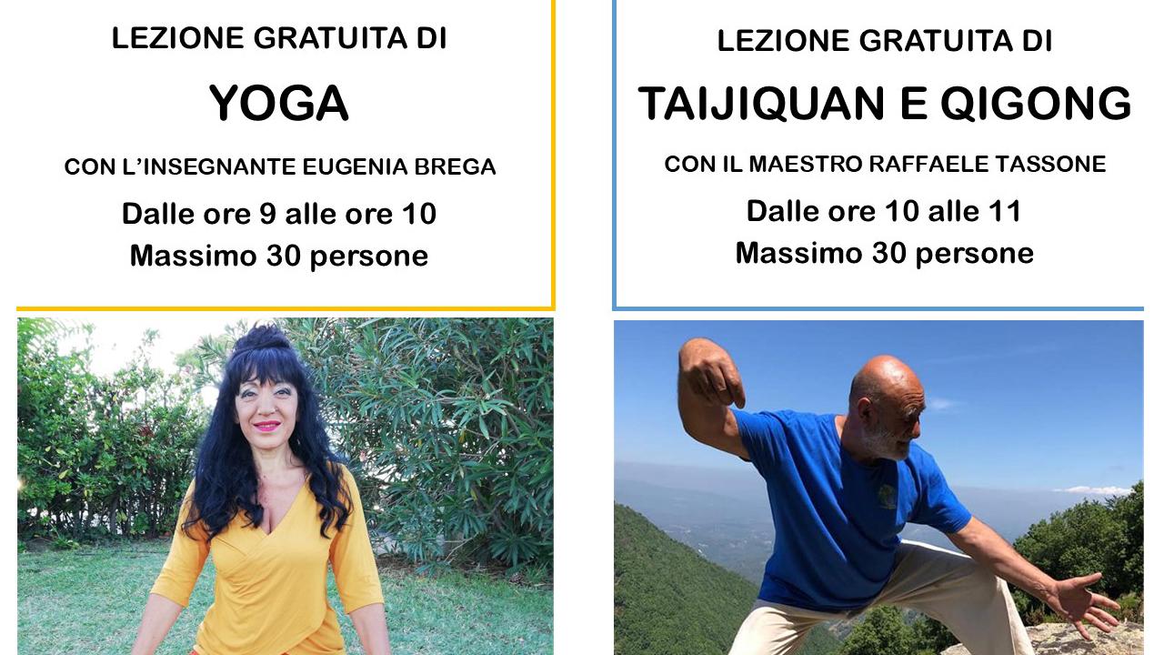 Grottammare, al Centro sociale Ischia I l'evento multidisciplinare con yoga e taijiquan/qigong