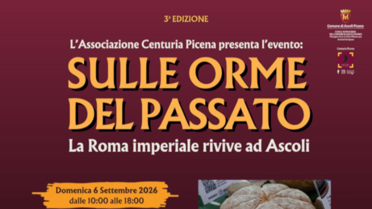''Roma imperiale rivive ad Ascoli'': la terza edizione si sposta ai Giardini di Corso Vittorio Emanuele