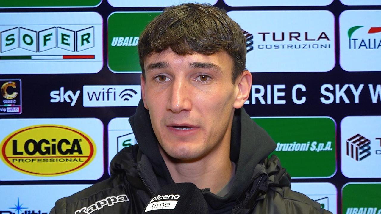  Ascoli-Carpi 3-0, la voce di Damiani in zona mista: 