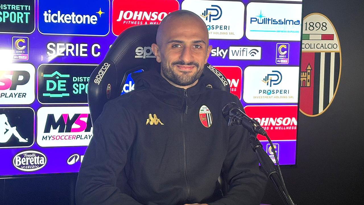 Ascoli Calcio, Nicoletti: “Derby? Pensiamo prima al Carpi, la loro forza è il collettivo. Vogliamo regalare un'altra gioia ai nostri tifosi”