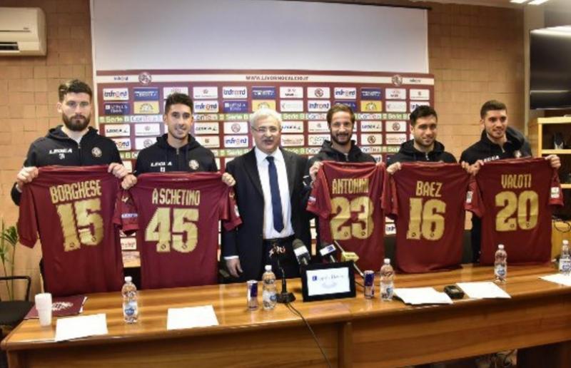 Presentazione Antonini (Livorno Calcio)