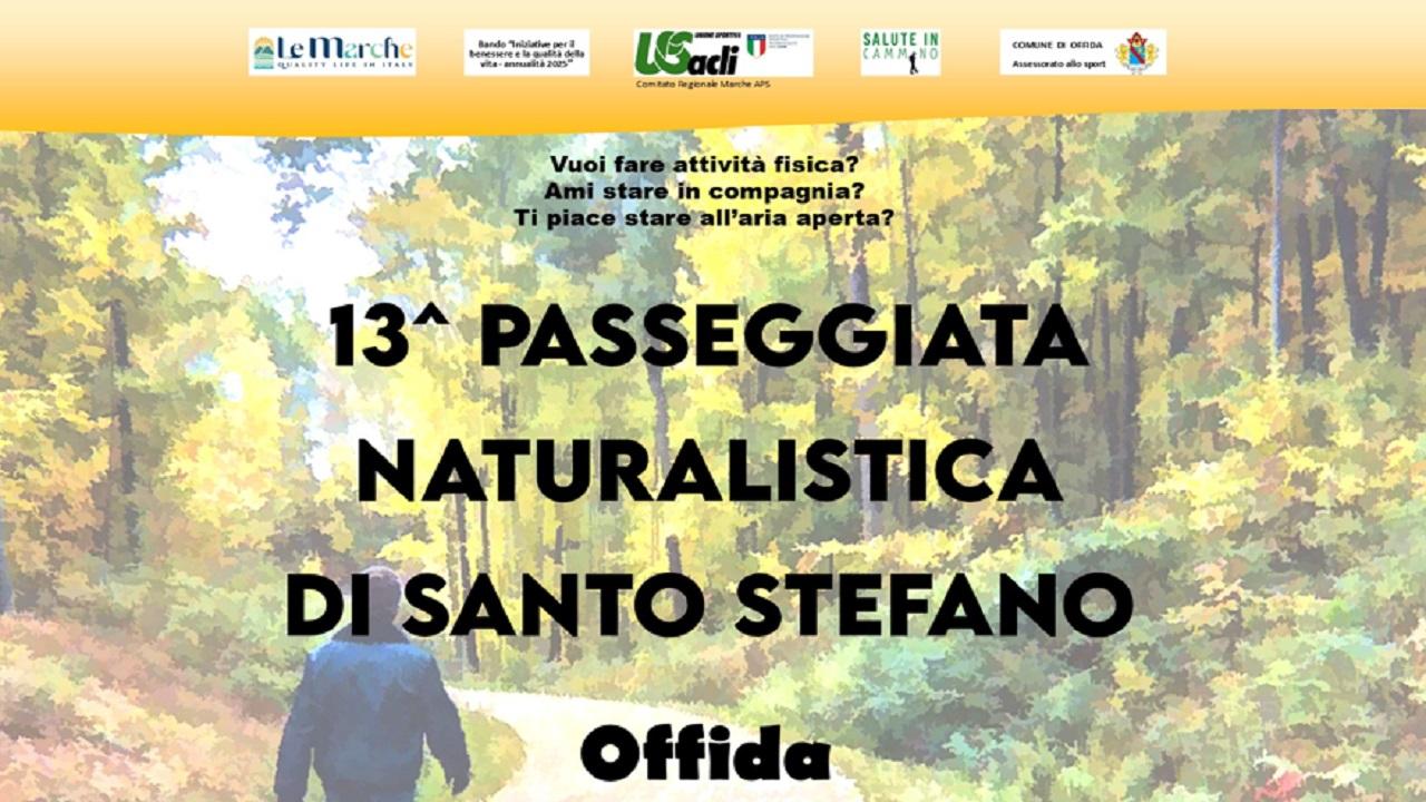 Offida, tredicesima edizione della camminata naturalistica di Santo Stefano