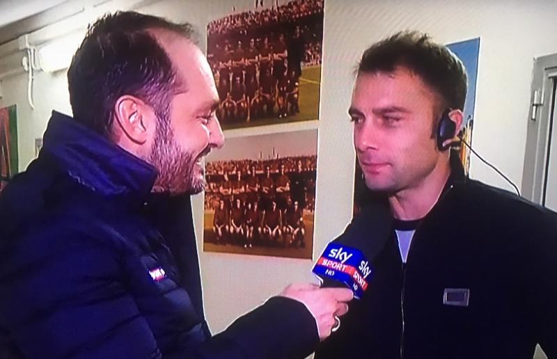 Roberto Vitiello intervistato da Sky Sport