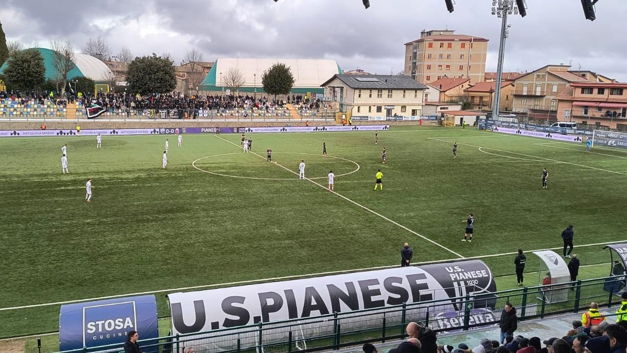 Pianese-Ascoli, dato definitivo dei tifosi nel Settore Ospiti del 