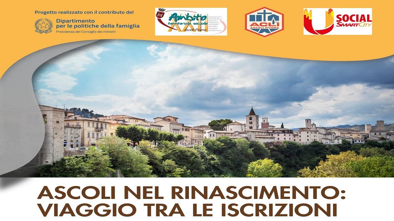 Unione Sportiva Acli, una serata dedicata ad Ascoli nel Rinascimento