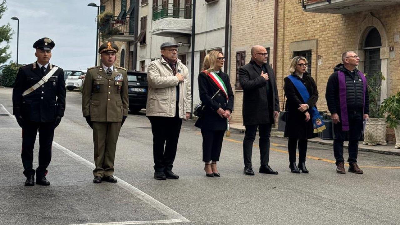 Castorano, momento solenne per la commemorazione della Giornata dell’Unità Nazionale e delle Forze Armate