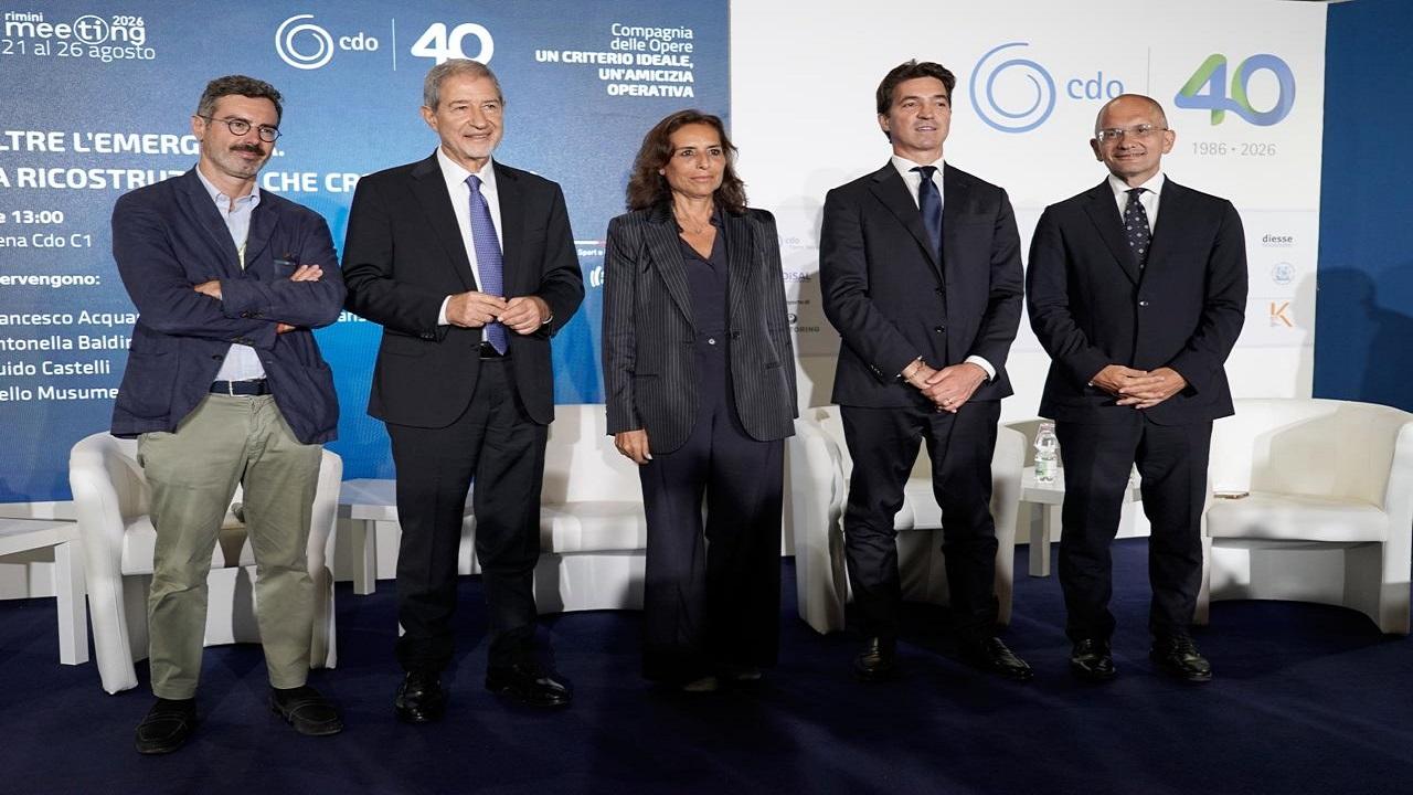 Sisma 2016, al Meeting di Rimini il convegno sulla ricostruzione. Castelli: 