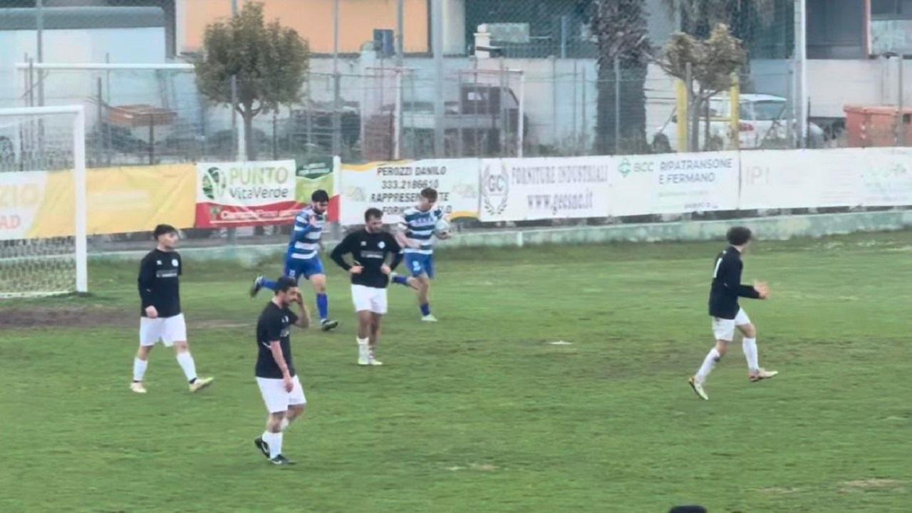 Promozione girone B, il Monticelli archivia una dolorosa sconfitta per 2-1 a Grottammare
