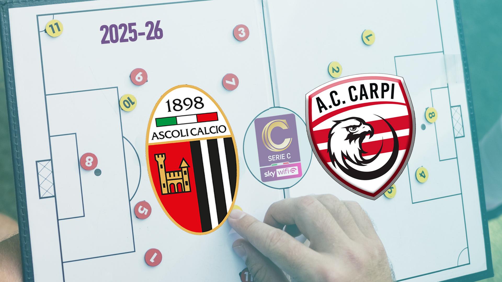 Ascoli-Carpi, probabili formazioni della sfida serale tra bianconeri e biancorossi