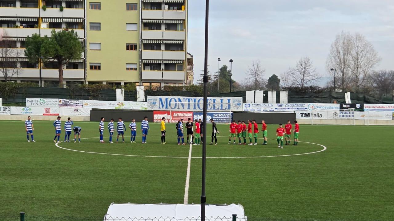 Promozione girone B, Monticelli-Corridonia 1-1. Galli replica subito a Ruzzier nella ripresa