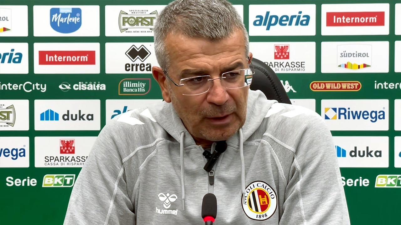 Sudtirol-Ascoli 0-0, la voce di Tomei in sala stampa: 