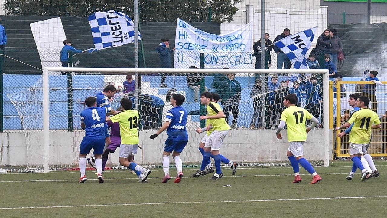 Promozione girone B, Monticelli-Porto Sant'Elpidio 3-2. Rete pesantissima di Galli in pieno recupero