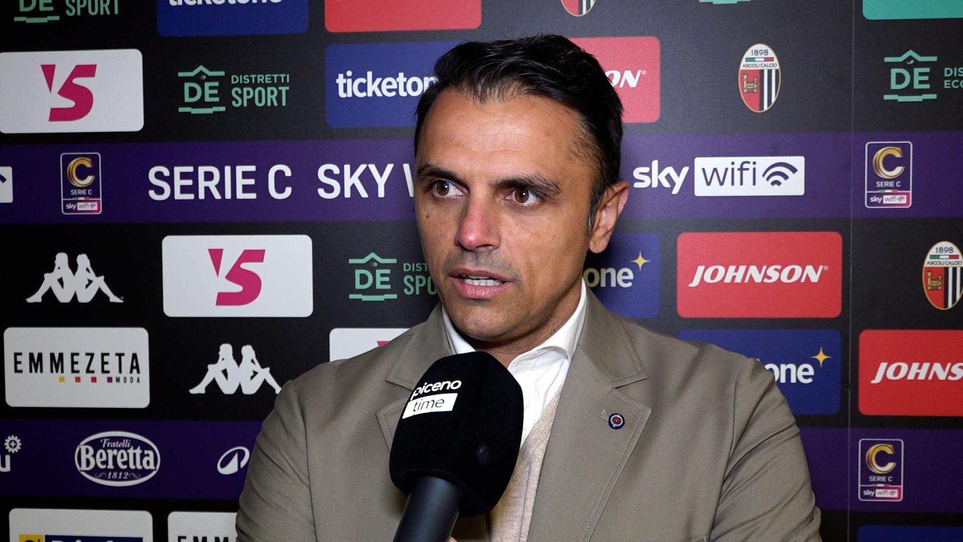 Ascoli-Arezzo 0-2, la voce di Patti in zona mista: 