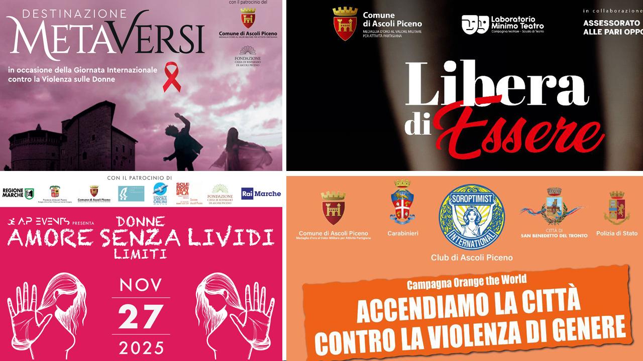 “Giornata internazionale per l'eliminazione della violenza contro le donne”, Comune Ascoli Piceno in prima linea con diverse iniziative