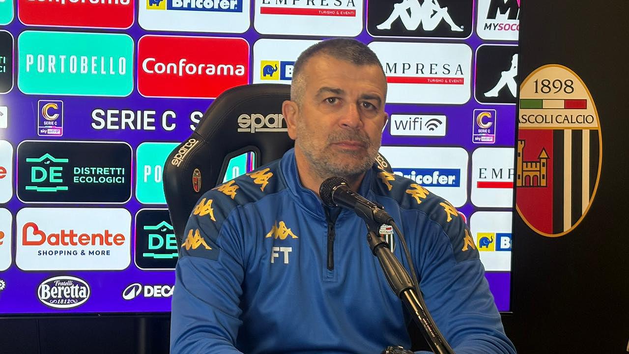 Ascoli Calcio, Tomei: “Dobbiamo concentrarci solo sul Campobasso che è un’ottima squadra. Poi penseremo ad Arezzo-Torres…”