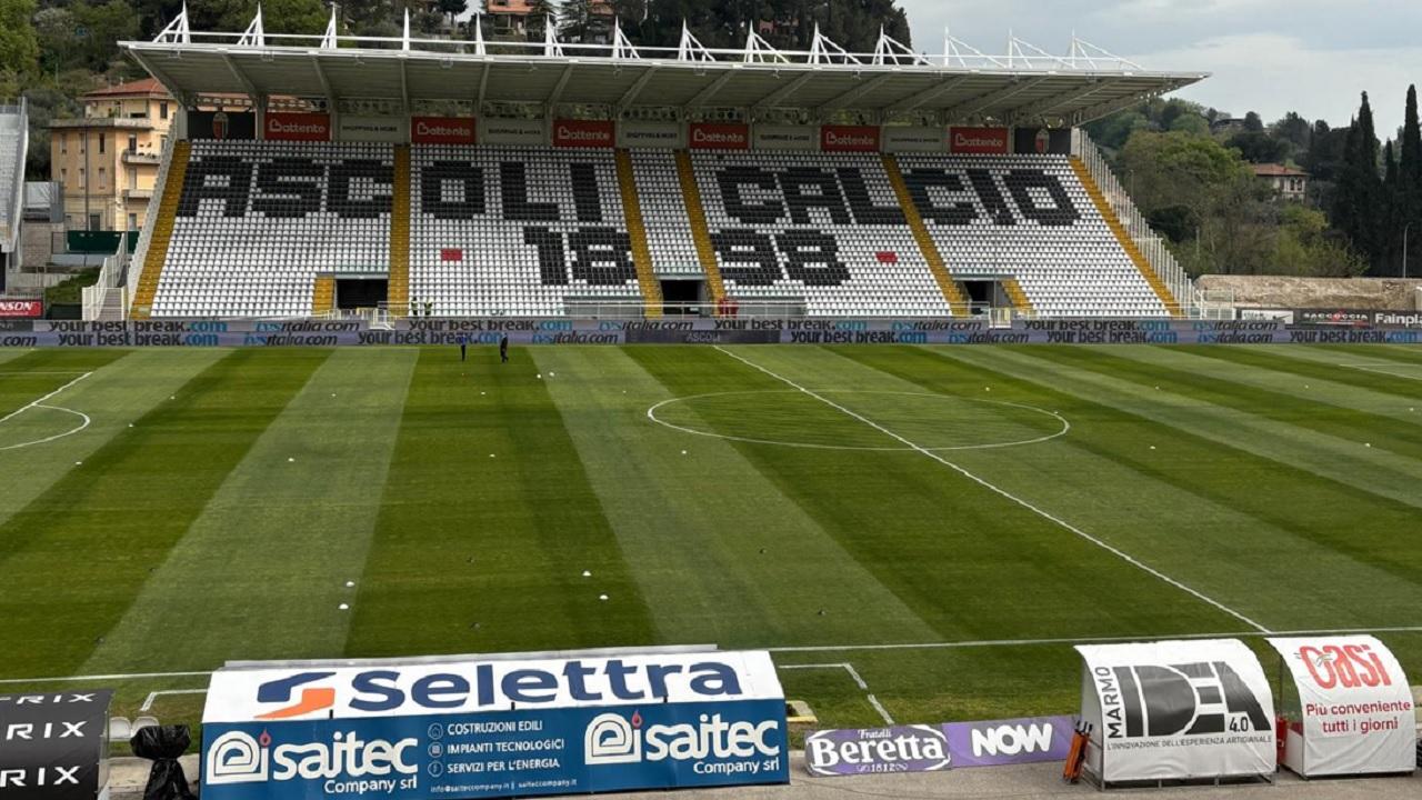 Ascoli Calcio, l'allenamento con la Maceratese verrà disputato allo stadio 