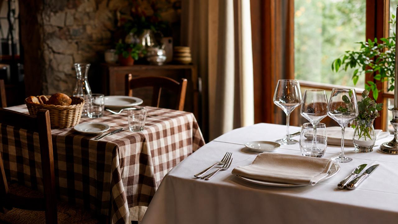 Dalla trattoria al fine dining, come cambia il ruolo della tovaglia nei diversi format di ristorazione
