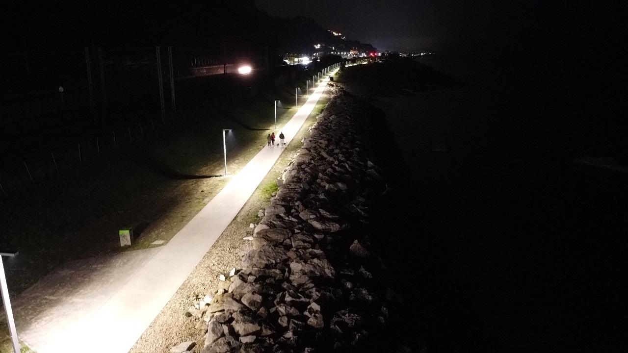 Grottammare, Via della Pace si accende con la tecnologia LED
