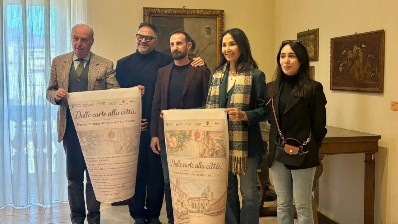 Ascoli Piceno, presentata l'iniziativa 'Dalle carte alla città. Percorsi di storia civile, sociale, culturale': tanti gli appuntamenti allestiti