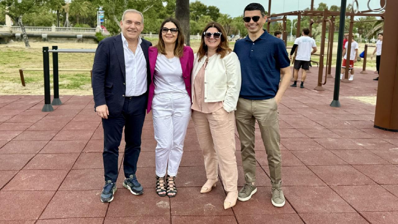 Wellness Open Air: a San Benedetto del Tronto inaugurata area fitness sponsorizzata dalla Fainplast