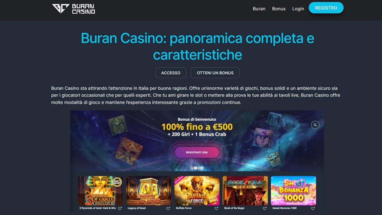 Funzione di gioco veloce nelle slot: opinione degli esperti Buran Casino