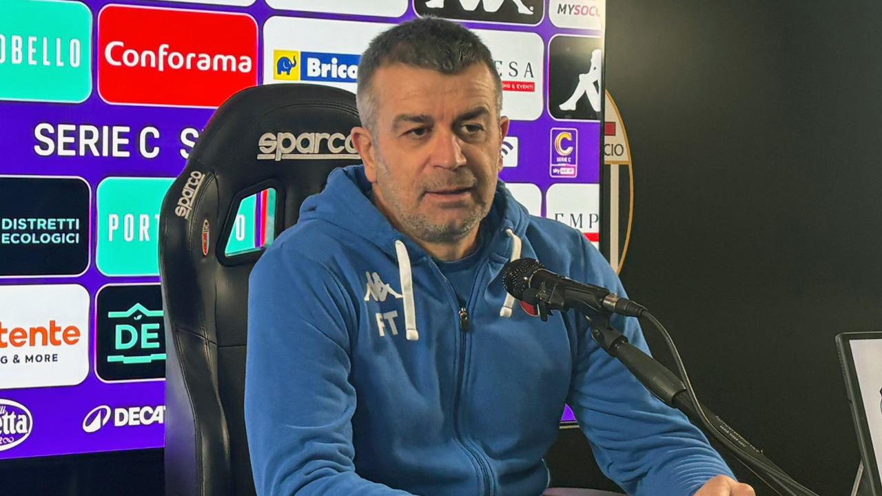 Ascoli Calcio, Tomei: “La Torres non vale 20 punti, sfida molto difficile. Rizzo Pinna sta bene. Squalifica? Mi dispiace moltissimo” 