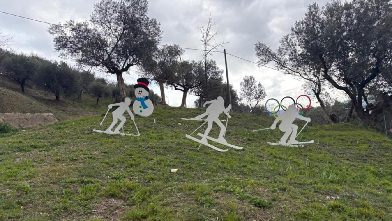 Castel di Lama, la curva 