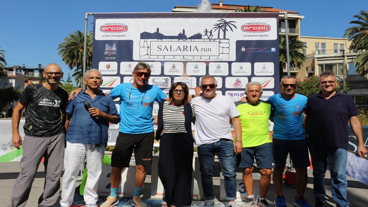 Che successo la prima Salaria Run da Ascoli a San Benedetto con 300 atleti