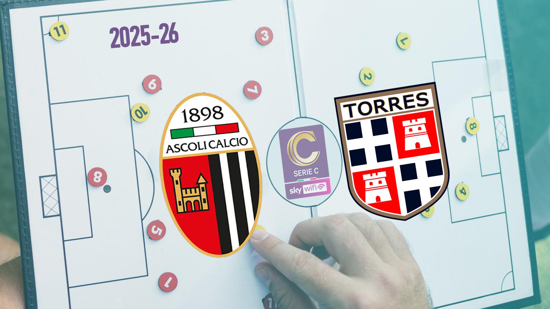 Ascoli-Torres, probabili formazioni della sfida serale tra marchigiani e sardi