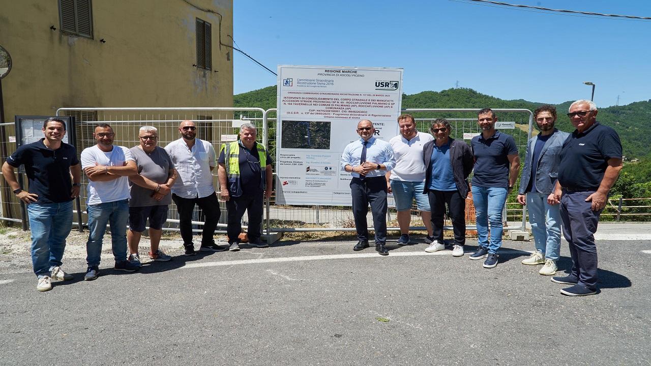 Al via i lavori sulla strada provinciale 65 ''Roccafluvione-Palmiano'' e SP 184 ''Tavernelle''