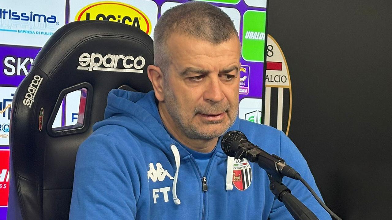 Ascoli Calcio, Tomei: “Ci siamo dati una speranza di vincere il campionato. La Vis Pesaro è forte, sarà una sfida molto dura” 