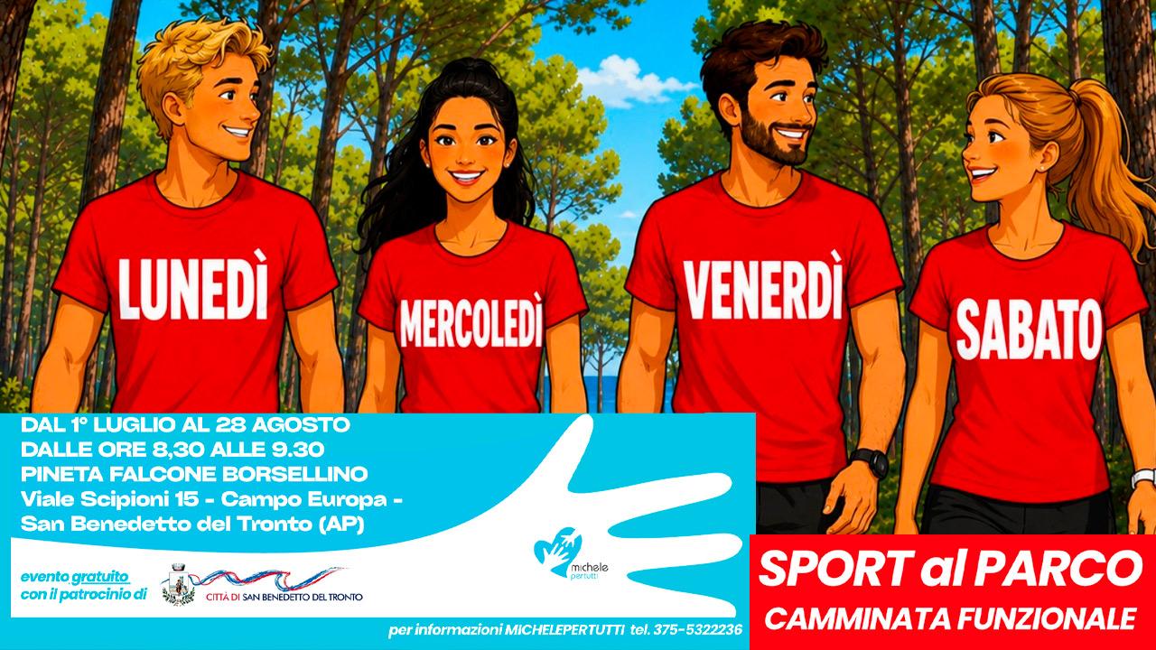 San Benedetto del Tronto: con associazione 'Michelepertutti' running inclusivo nel cartellone estivo. Quattro appuntamenti a settimana