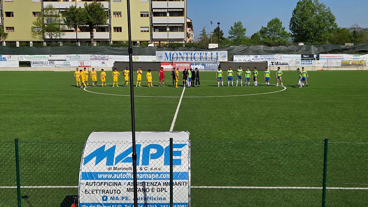 Promozione girone B, il Monticelli supera 2-1 in rimonta il Monturano. In gol Galli e Flaiani