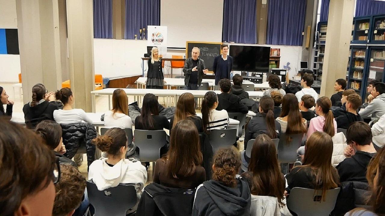 Piceno Cinema Festival, Lorenzo Flaherty al Liceo Rosetti
