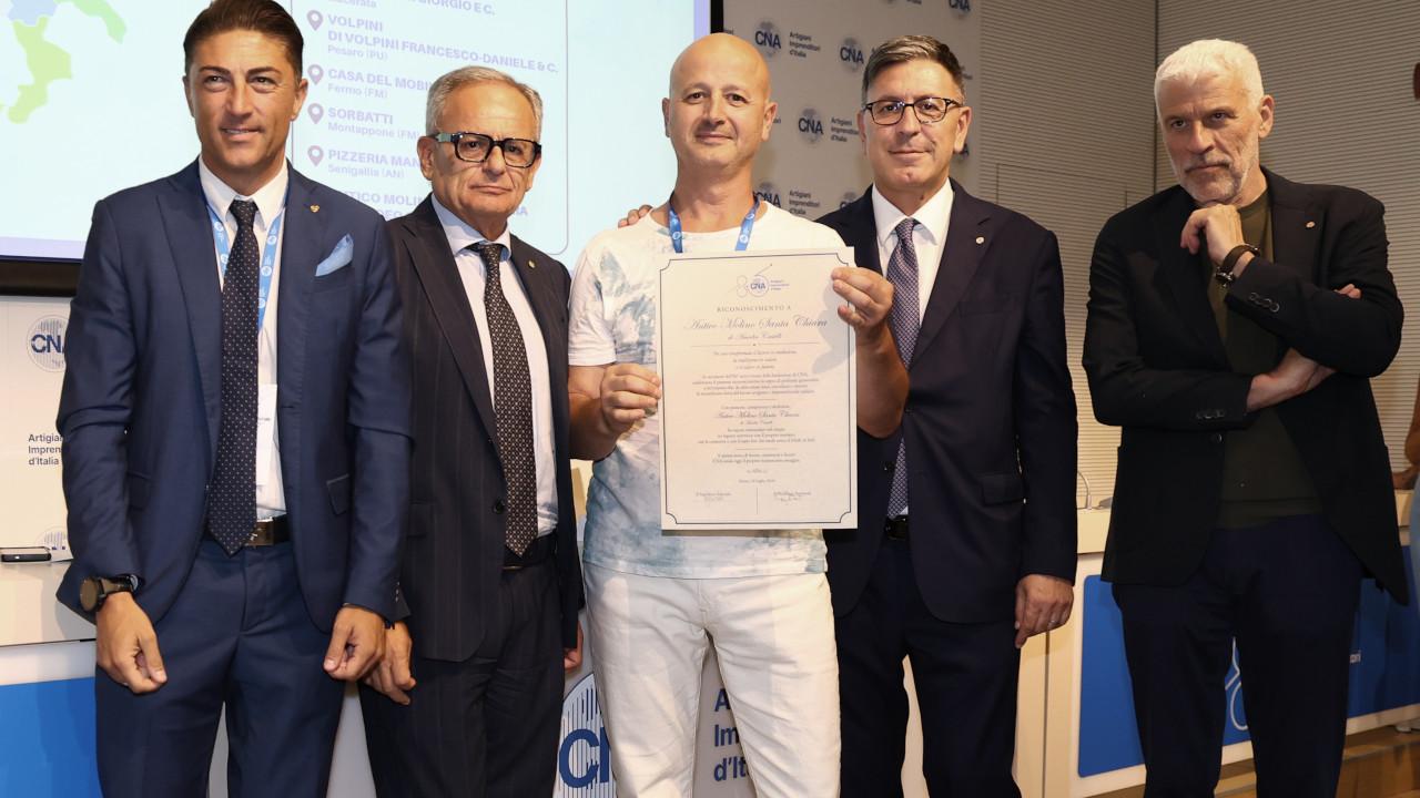 Cna Ascoli: prestigioso riconoscimento nazionale per l’Antico Molino Santa Chiara di Amedeo Castelli