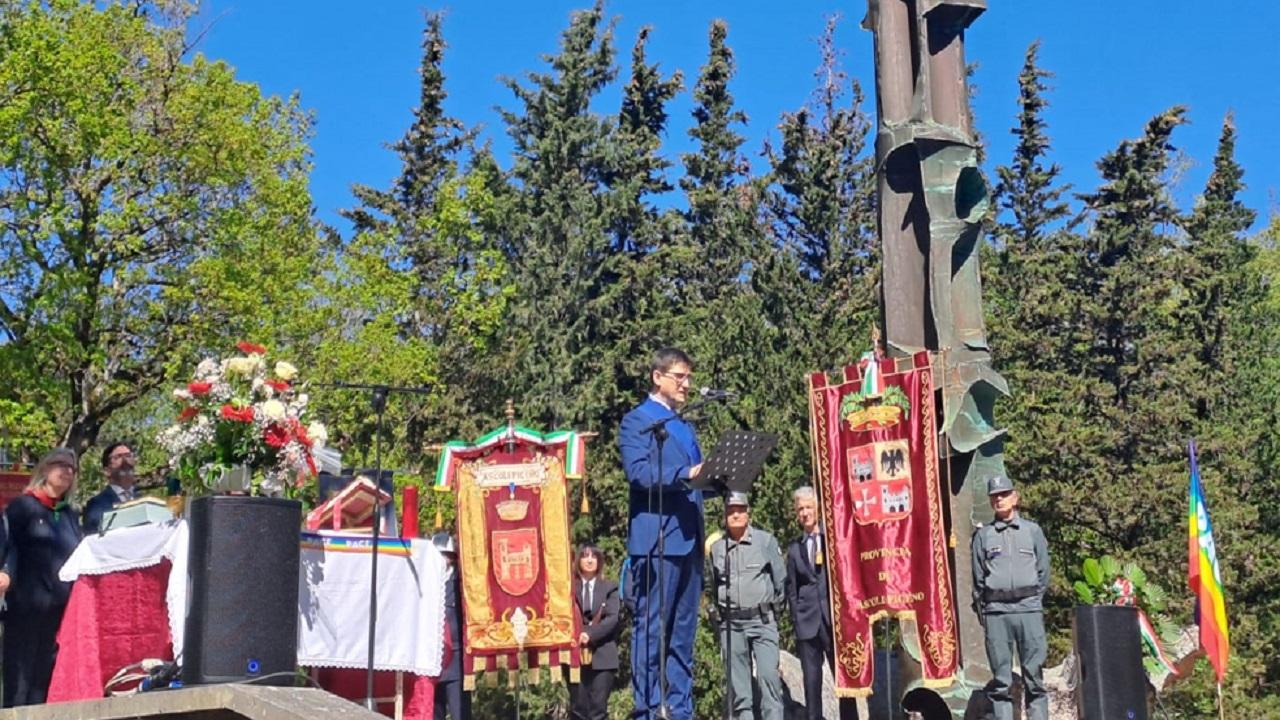 Ascoli Piceno, onorati i caduti della Resistenza. A Colle San Marco grande partecipazione per l’81esimo anniversario della Liberazione