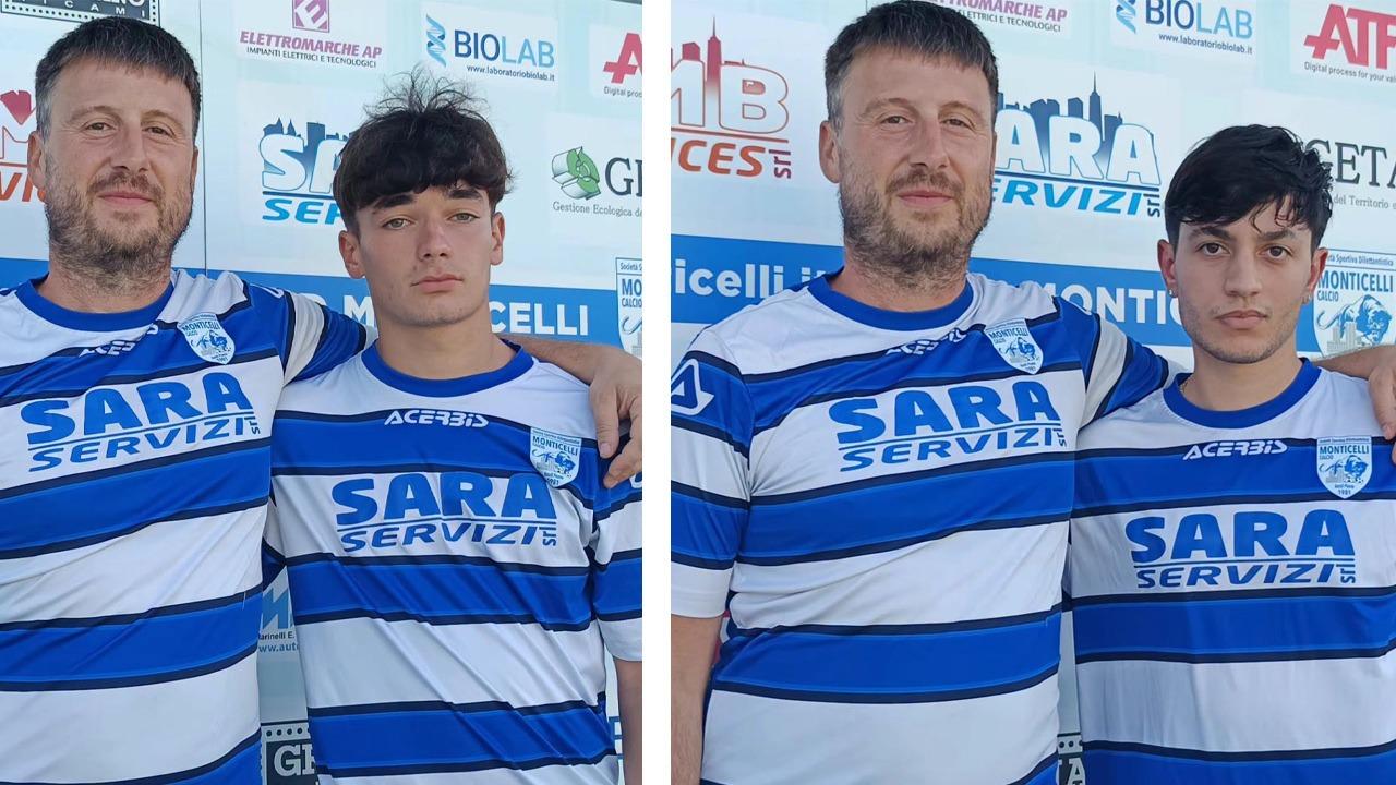 Monticelli Calcio, dall'Atletico Ascoli arrivano i giovani Alessandro Cialini ed Antonio Cipollini