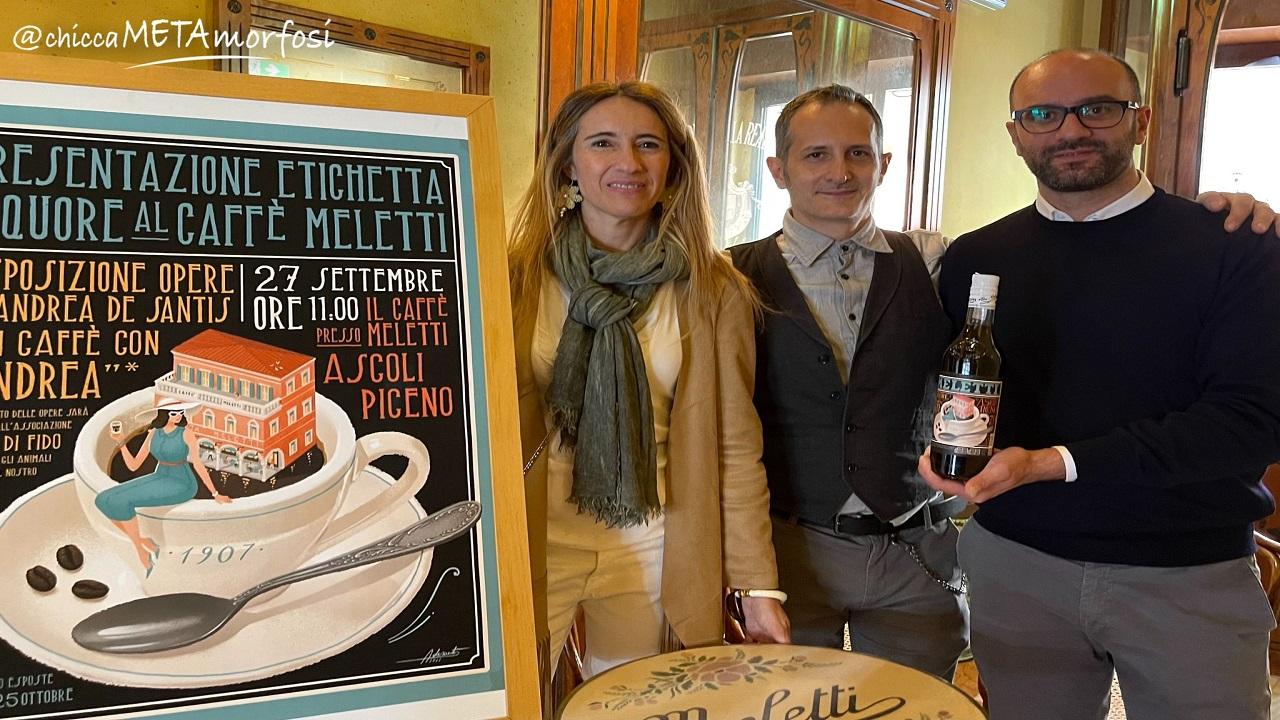 Ascoli Piceno, Caffè Meletti e ditta Meletti di nuovo insieme grazie all'artista Andrea De Santis
