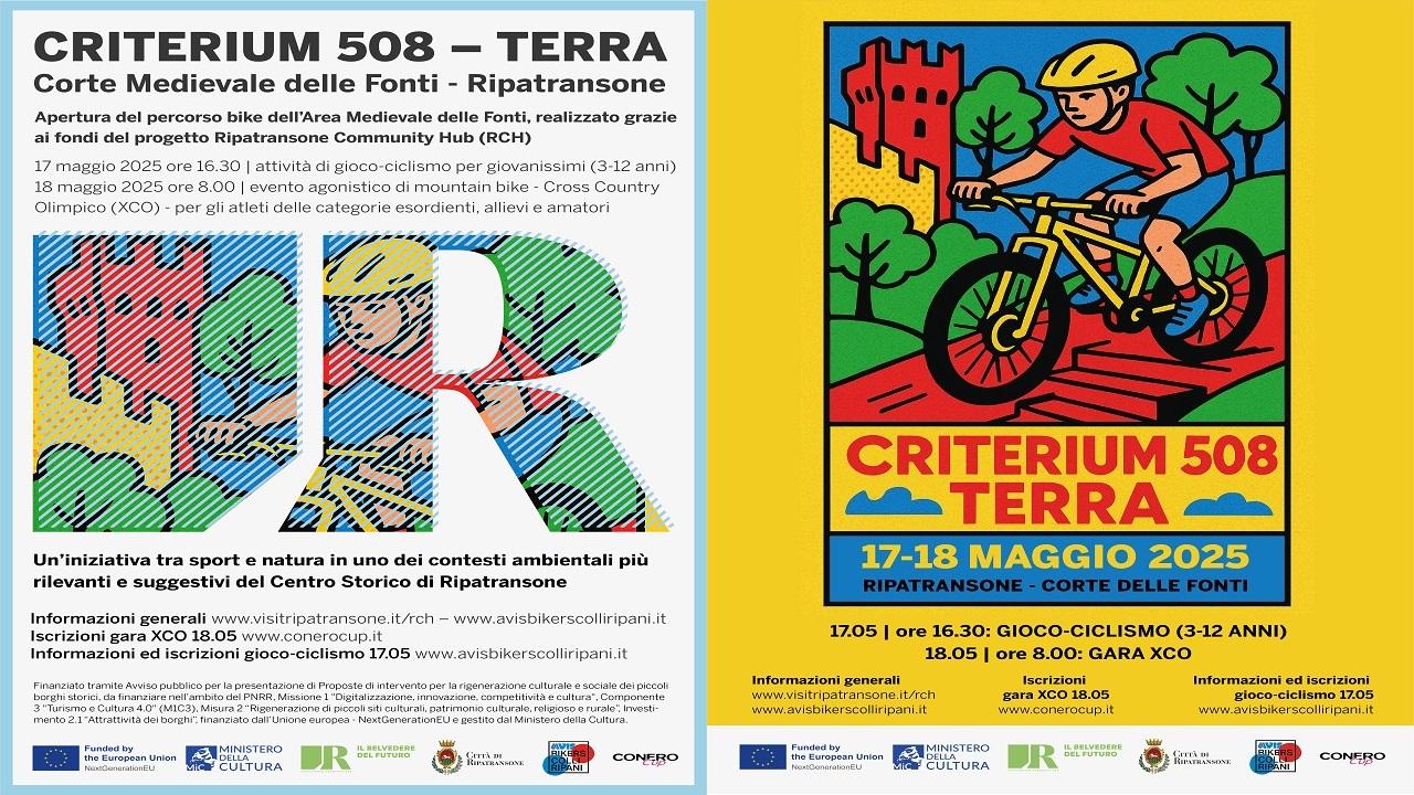 Mountain bike, Criterium 508-Terra alla Corte Medievale delle Fonti di Ripatransone