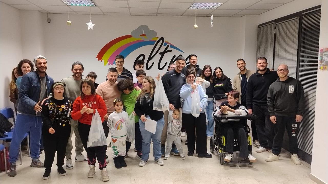 Atletico Ascoli, visita ai detenuti della Casa Circondariale ed ai ragazzi dell'Associazione 