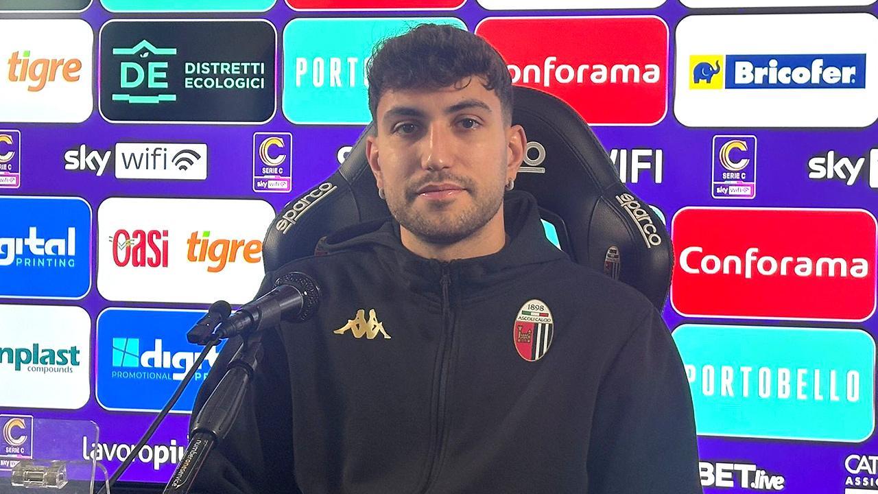 Ascoli Calcio, girone di ritorno in crescendo per Corradini con tre gol (tutti in trasferta)