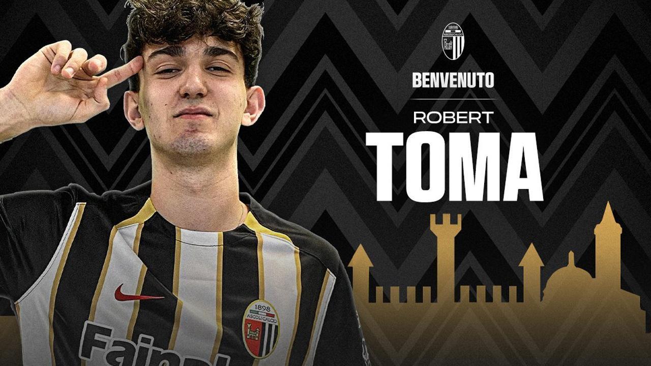 Ascoli Calcio: c'è un ex nelle file del Guidonia, il difensore Toma che non gioca una partita da Maggio 2022