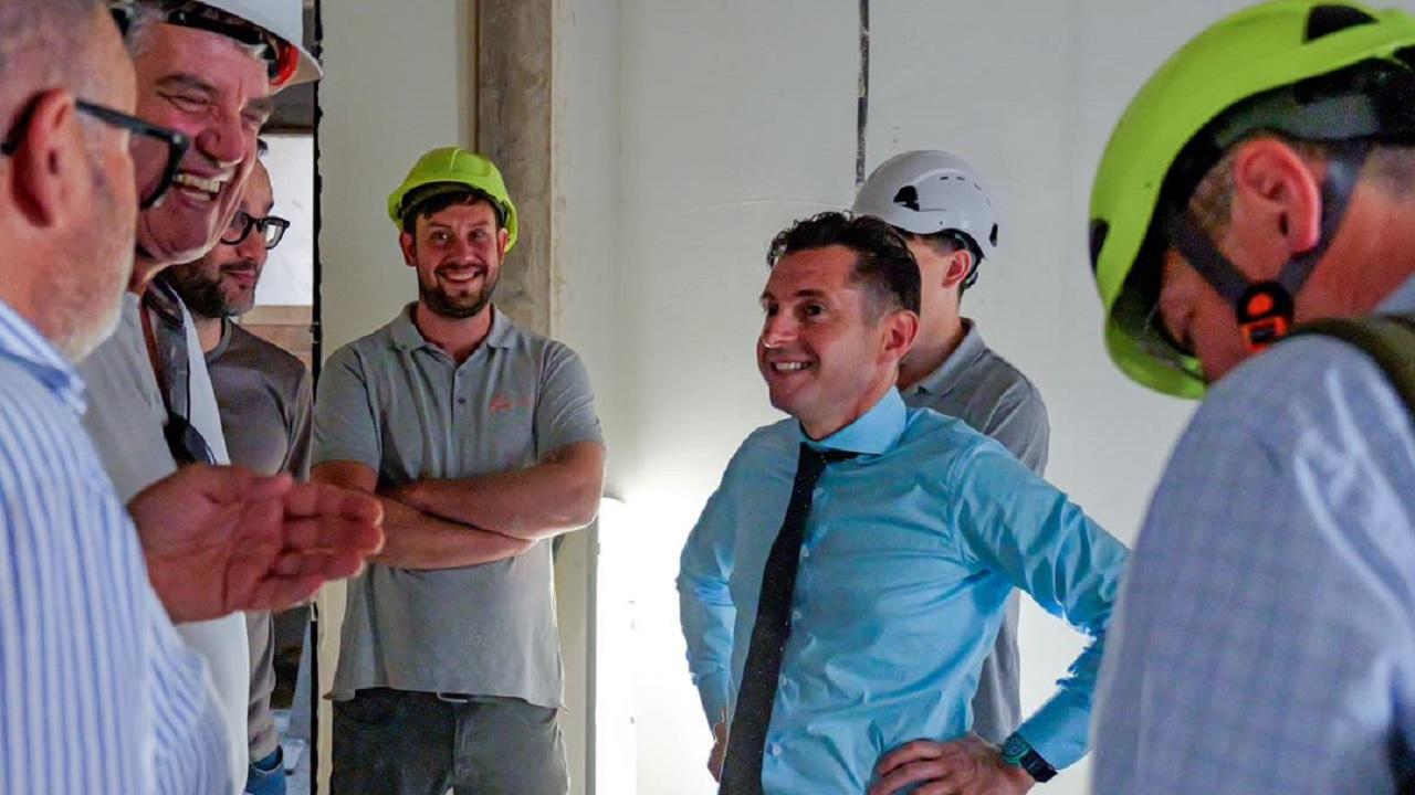 Ascoli Piceno, proseguono i lavori per il recupero dell'ex Caserma Vecchi. Saranno create 10 unità immobiliari