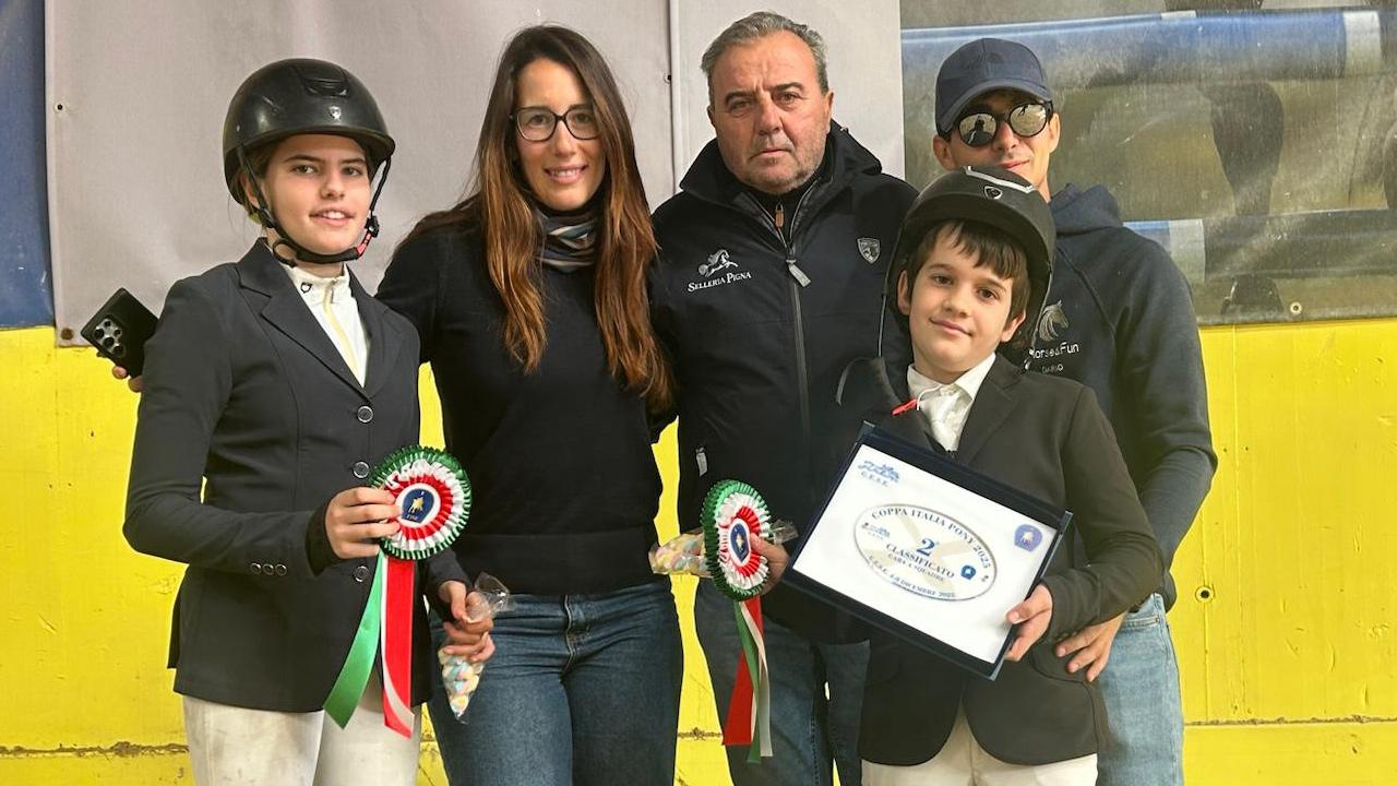 Equitazione: Andrea Taboga del Centro Ippico Piceno conquista l'argento nella Coppa Italia Pony a Squadre