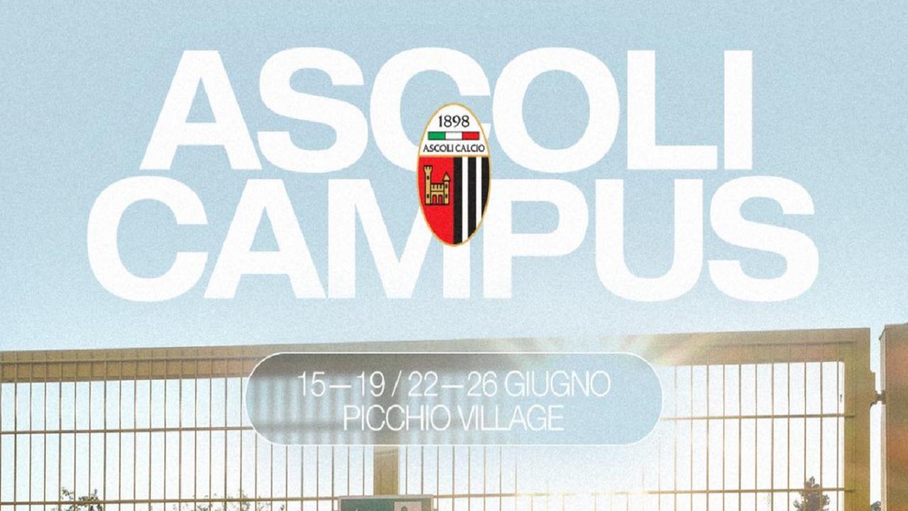 Ascoli Calcio, tutte le info per partecipare al camp estivo dedicato a ragazze e ragazzi tra gli 8 e i 14 anni