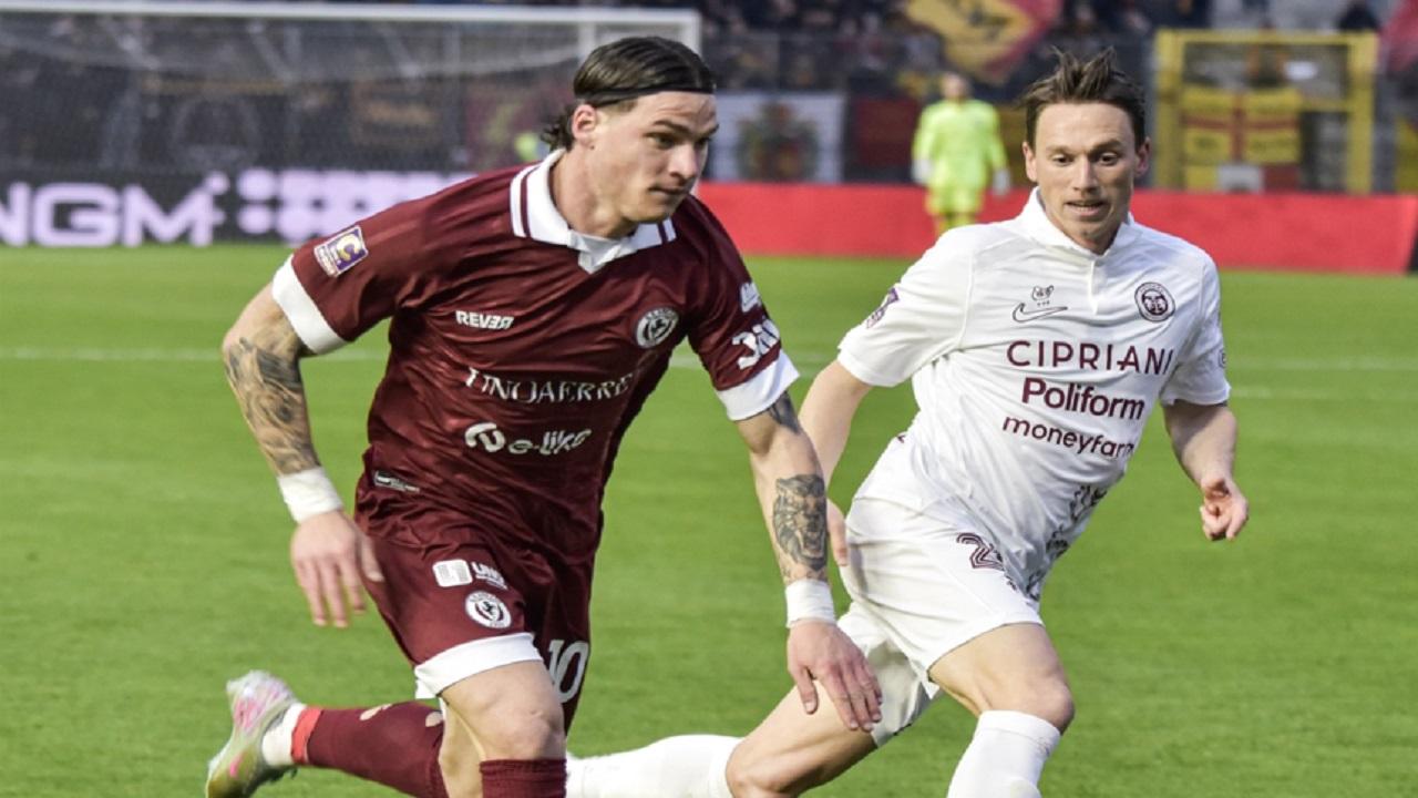 Serie C girone B 29° turno: finisce 1-1 il big match Arezzo-Ravenna. Il Campobasso cala il poker a Terni, bene il Gubbio