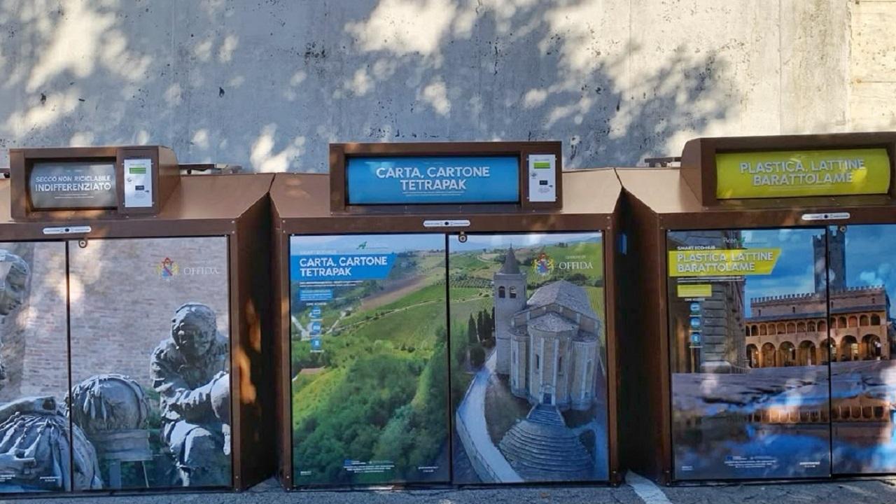 Offida, arrivano le isole ecologiche smart: un servizio in più che affianca il porta a porta